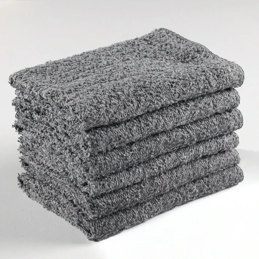 MAINSTAYS Cotton Washcloth Pack - 6 pack White Buy more and Save NWT
